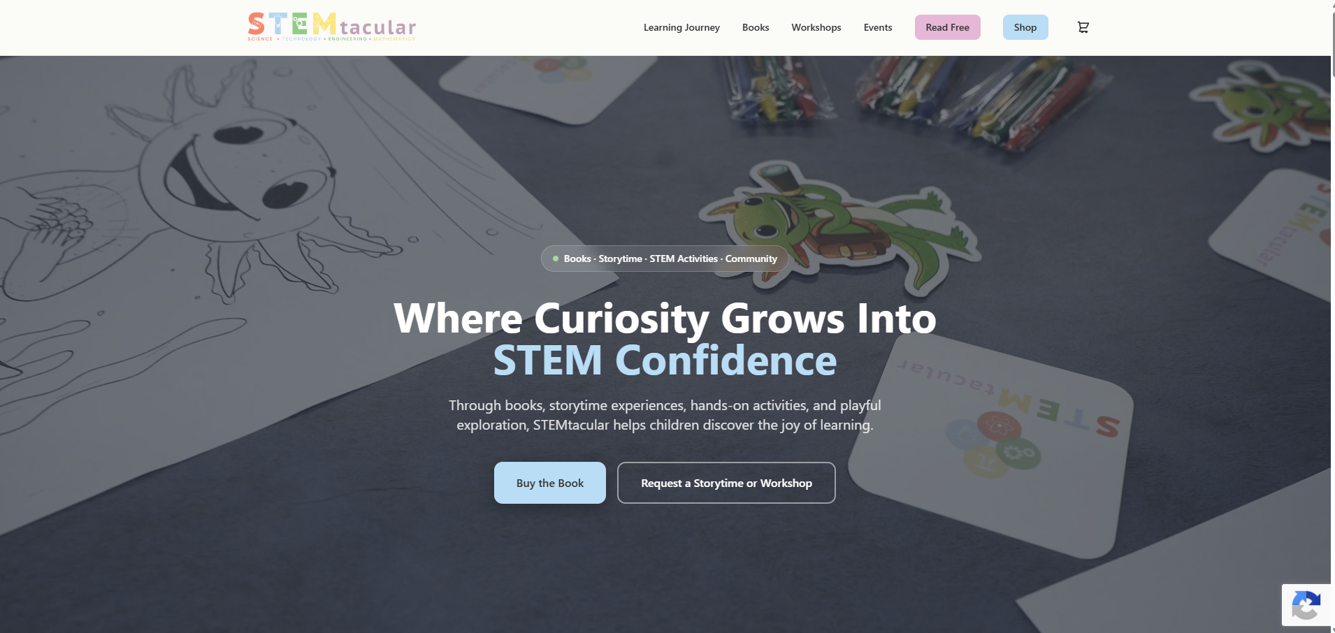 STEMtacular Kids website